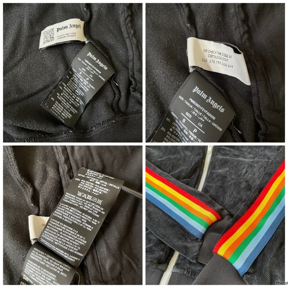 PALM ANGELS Rainbow Chenille Track Jacket Size S
Authentic - Picture 10 of 11